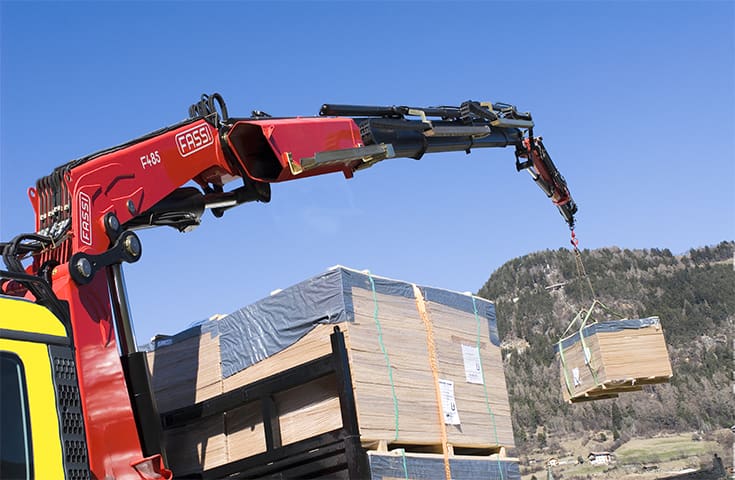 hydraulic crane fassi F485A
